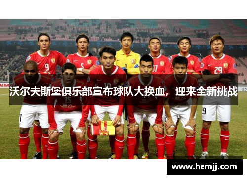 沃尔夫斯堡俱乐部宣布球队大换血，迎来全新挑战